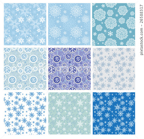 Winter seamless backgrounds. Winter seamless backgrounds. 26588317