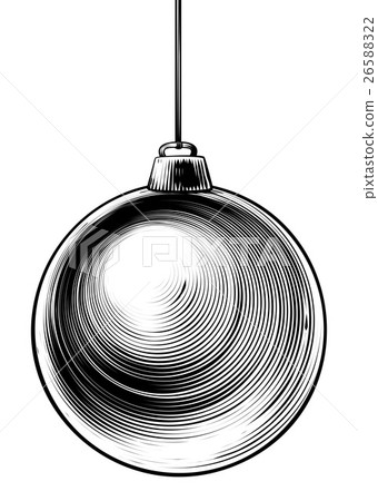 Christmas Vintage Woodcut Engraved Etching 26588322