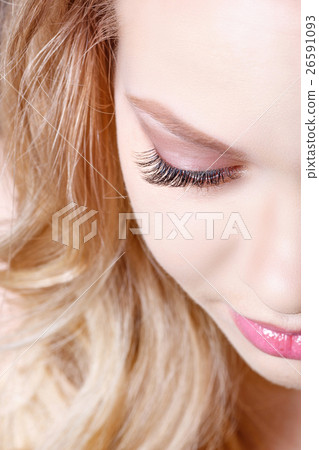 Beauty makeup for blue eyes. Part of beautiful Beauty makeup for blue eyes. Part of beautiful 26591093