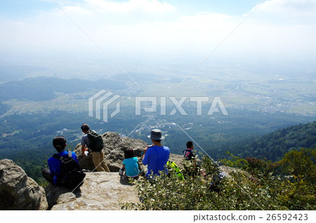從筑波山（女體山）山頂眺望／茨城縣筑波市 26592423
