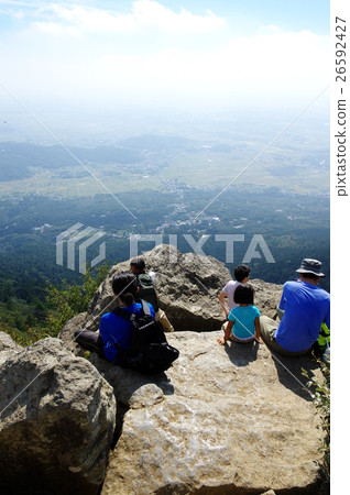 從筑波山(女體山)山頂眺望/茨城縣筑波市 從筑波山(女體山)山頂眺望/茨城縣筑波市 26592427