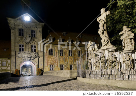 Old Town Hall in Bamberg by night 26592527