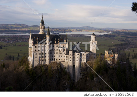 Neuschwanstein Castle in Bavaria Neuschwanstein Castle in Bavaria 26592568