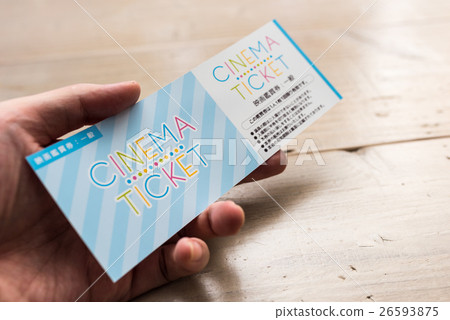 A fictional movie viewing ticket A fictional movie viewing ticket 26593875