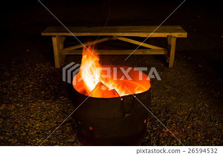 Burning Flame Drum Bench (E) Material Burning Flame Drum Bench (E) Material 26594532