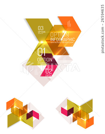 Paper infographic elements Paper infographic elements 26594635