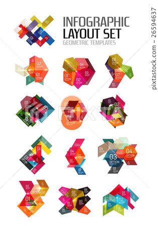 Paper infographic elements 26594637