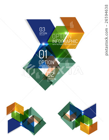 Paper infographic elements Paper infographic elements 26594638