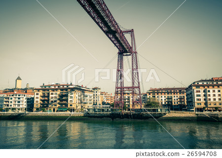 The Bizkaia suspension bridge in Portugalete Spain 26594708