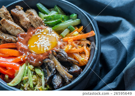 Bowl of bibimbap Bowl of bibimbap 26595649