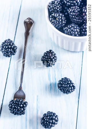 Blackberries on the table Blackberries on the table 26595852