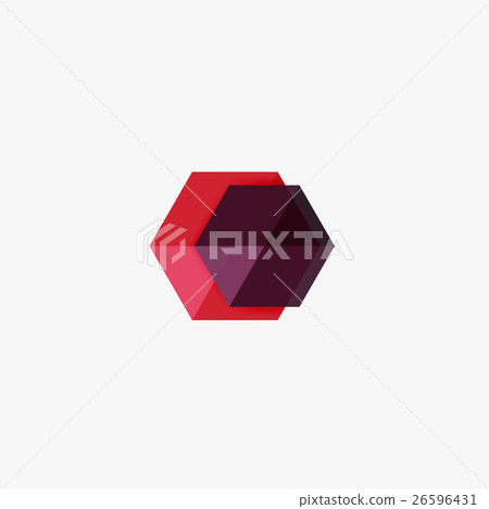 Blank geometric abstract business templates Blank geometric abstract business templates 26596431