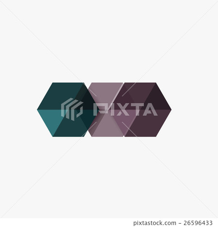 Blank geometric abstract business templates 26596433