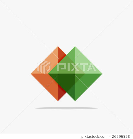 Vector blank abstract squares background 26596538