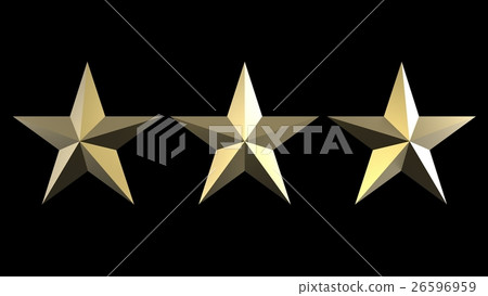 Three star - Stock Illustration [26596959] - PIXTA