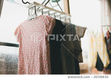 laundry, washing, air-drying laundry 26598630