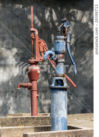 Antique groundwater pumping Antique groundwater pumping 26598713