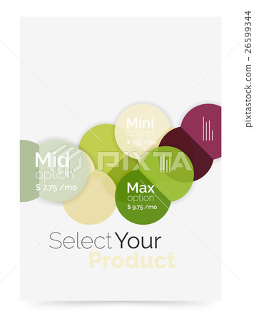 Option select infographic banner 26599344