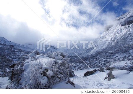 雪山圈谷雪景 26600425