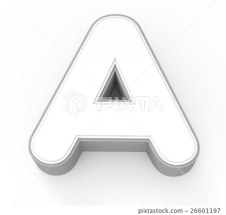 white letter A 26601197