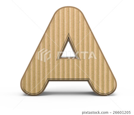 corrugated letter A 26601205