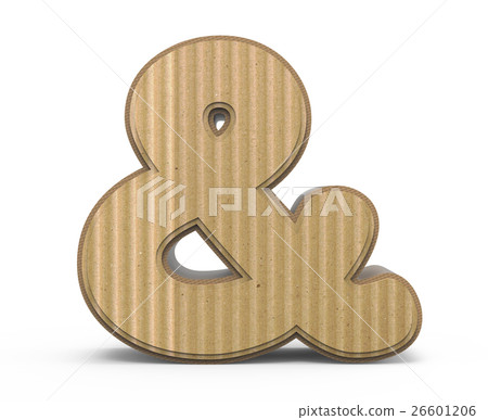 corrugated ampersand mark 26601206