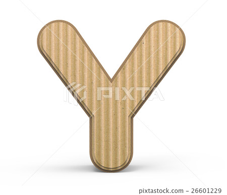 corrugated letter Y 26601229