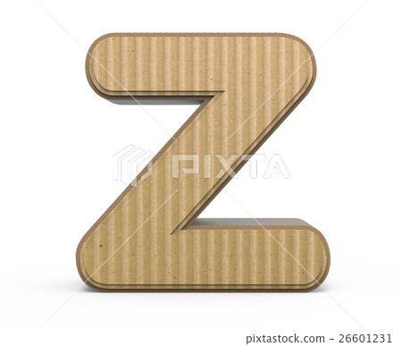 corrugated letter Z 26601231