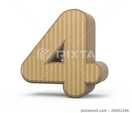 corrugated number 4 26601266