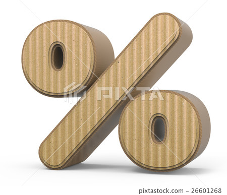 corrugated percent mark 26601268