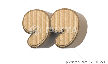 corrugated quotation mark 26601271