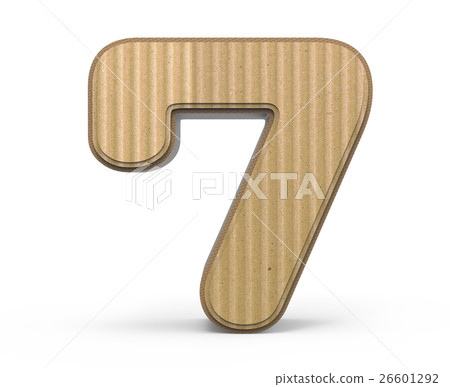 corrugated number 7 26601292