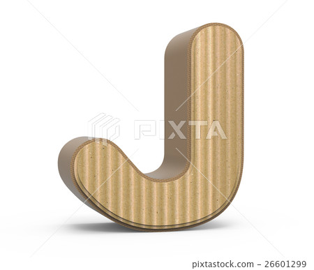 corrugated letter J 26601299