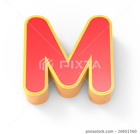 red letter M - Stock Illustration [26601560] - PIXTA