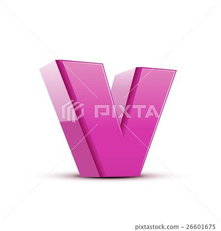 lowercase light pink letter V lowercase light pink letter V 26601675