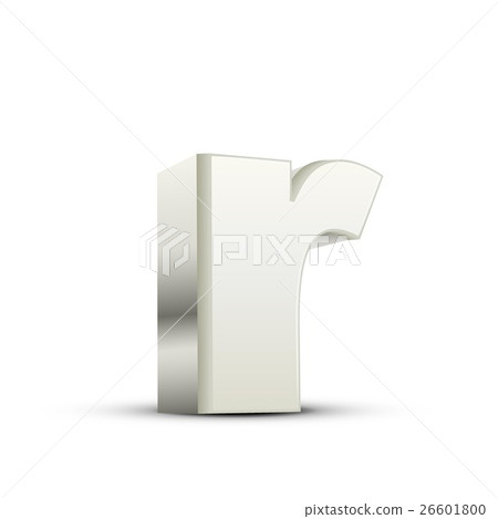 lowercase white letter R - Stock Illustration [26601800] - PIXTA