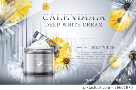 calendula deep white cream ad 26601970