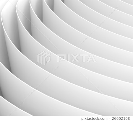 3D rendering wavy paper sheets 3D rendering wavy paper sheets 26602108
