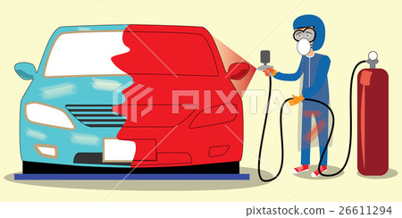 Specialist spray painting 26611294