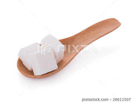 sugar cube on white background sugar cube on white background 26611507