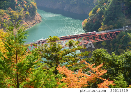 [靜岡縣]秋色的Okuoi湖站 26611819