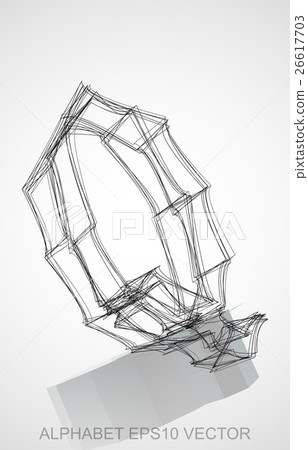 Vector illustration of a Ink sketched Q. Hand Vector illustration of a Ink sketched Q. Hand 26617703