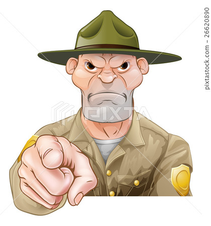 Park Ranger Pointing 26620890