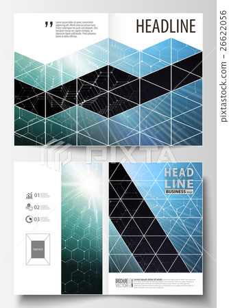 Templates for bi fold brochure, magazine, flyer or 26622056