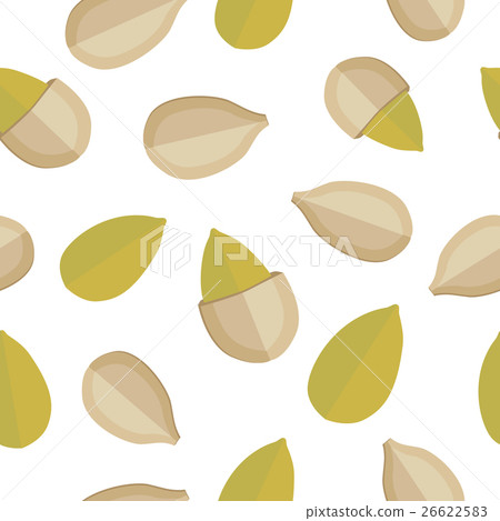 Pumpkin Seeds Seamless Pattern Vector in Flat Pumpkin Seeds Seamless Pattern Vector in Flat 26622583