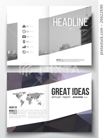 Set of business templates for brochure, magazine Set of business templates for brochure, magazine 26622690