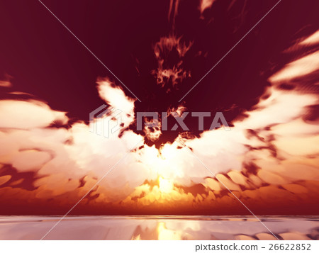 Wind and clouds with the sea 26622852