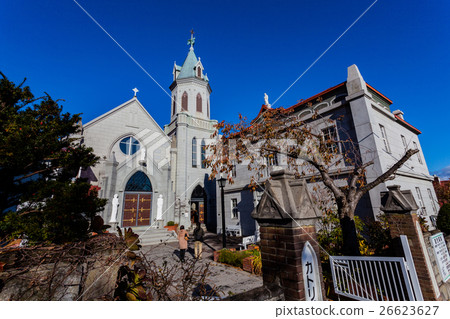 Hakodate Catholic Motomachi Church in the fall 26623627
