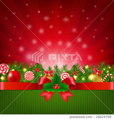 Retro Xmas Postcard Retro Xmas Postcard 26624798