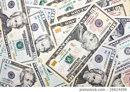 Dollar Bills for background Dollar Bills for background 26624896